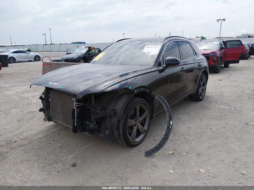 Vin: kmumadtb1nu050129, lot: 46535191, genesis gv70 2.5t awd 20222