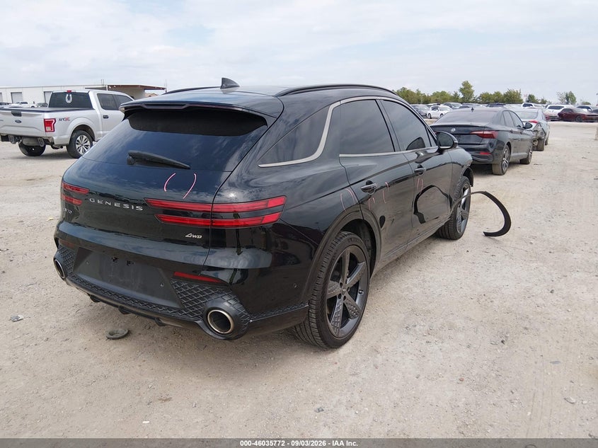 Vin: kmumadtb1nu050129, lot: 46535191, genesis gv70 2.5t awd 20224