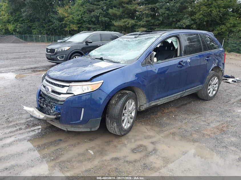 Vin: 2fmdk3jc3dba43852, lot: 46535234, ford edge sel 20132