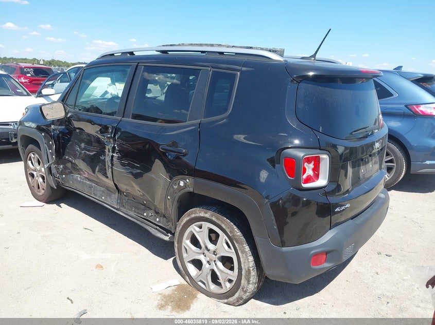 Vin: zaccjbdtxfpc48995, lot: 46535239, jeep renegade limited 20153