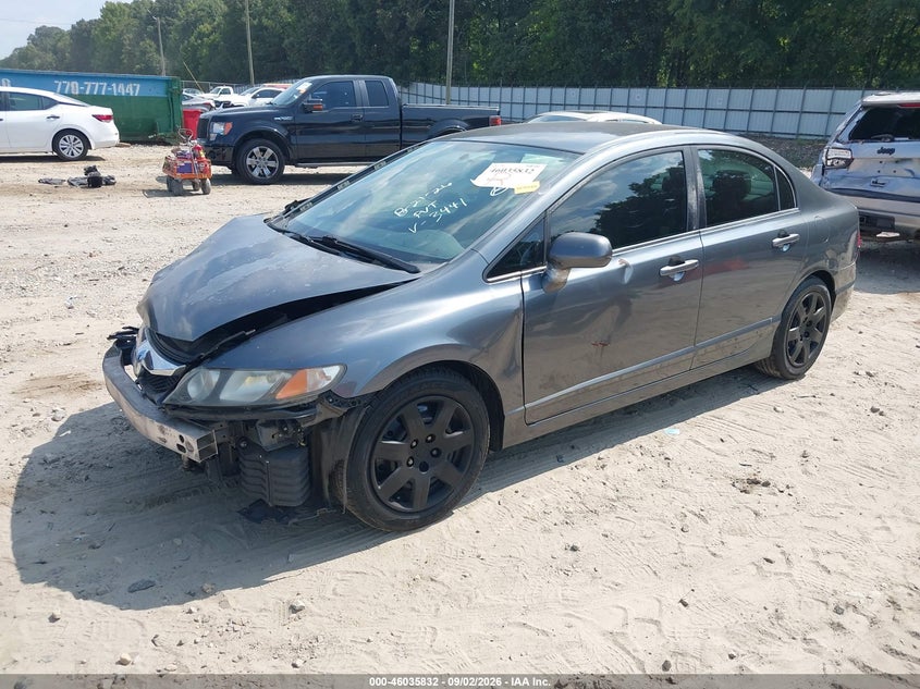 Vin: 2hgfa1f50ah553441, lot: 46535251, honda civic lx 20102
