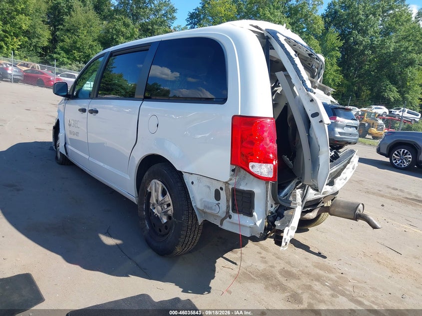 Vin: 2c4rdgbg8kr756313, lot: 46535262, dodge grand caravan se 20193