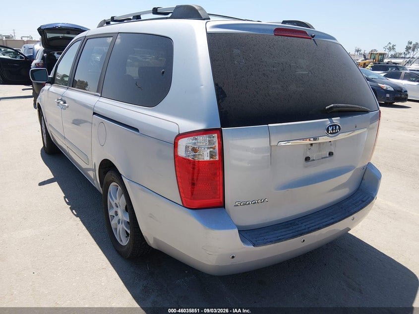 2007 KIA SEDONA auction photo 3
