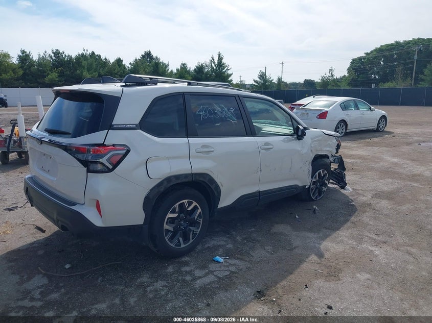 Vin: jf2slddc0sh605587, lot: 46535287, subaru forester premium 20254