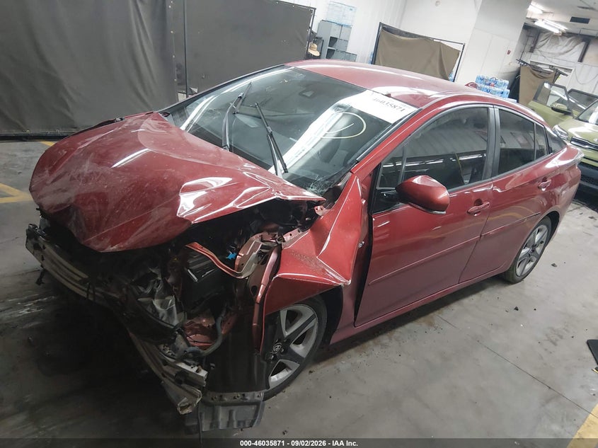 TOYOTA PRIUS 2016 VIN JTDKARFU8G3523215