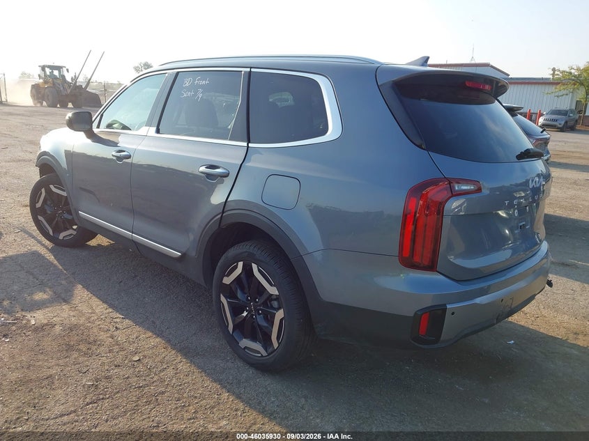 Vin: 5xyp6dgc0sg687756, lot: 46535349, kia telluride s 20253