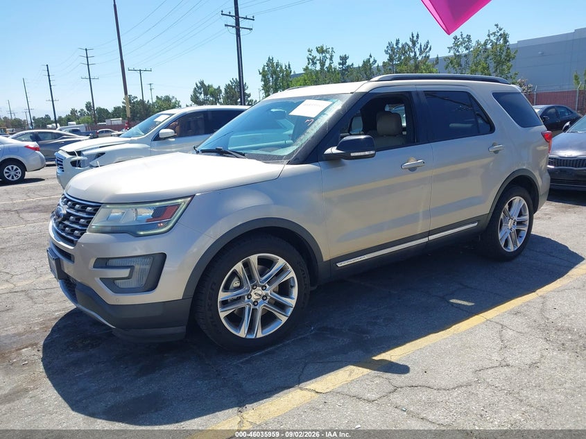 Vin: 1fm5k7d85hgc21696, lot: 46535378, ford explorer xlt 20172