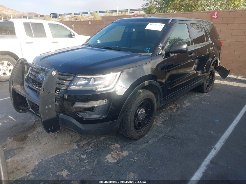 FORD UTILITY POLICE INTERCEPTOR 2017 VIN 1FM5K8AR0HGC57217