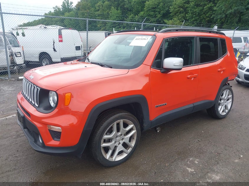 Vin: zacnjdbb2mpm55308, lot: 46535482, jeep renegade islander 4x4 20212