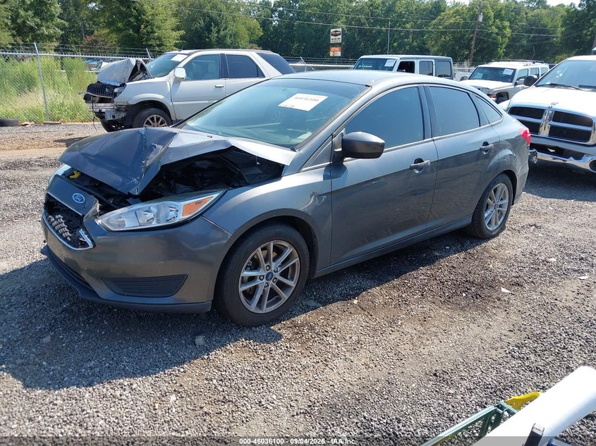 Vin: 1fadp3f22jl214839, lot: 46535519, ford focus se 20182