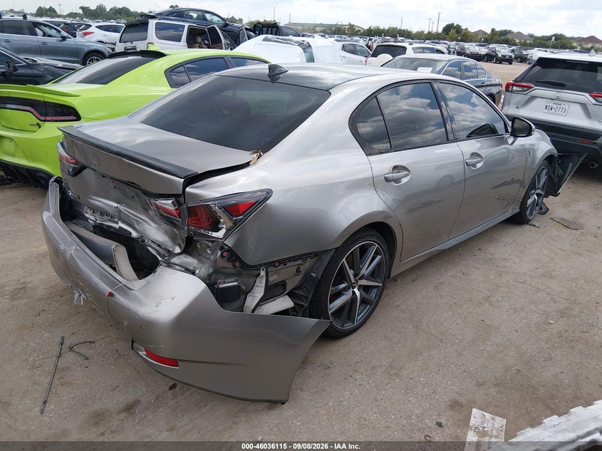 Vin: jthbz1bl7ga006540, lot: 46535534, lexus gs 350 f sport 20164