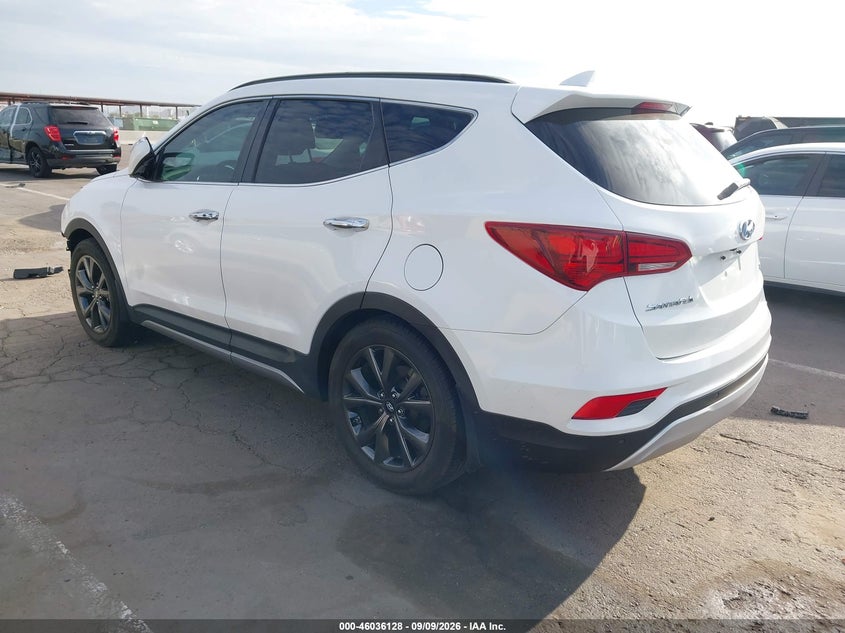 Vin: 5xyzw4la5hg436883, lot: 46535547, hyundai santa fe sport 2.0t ultimate 20173