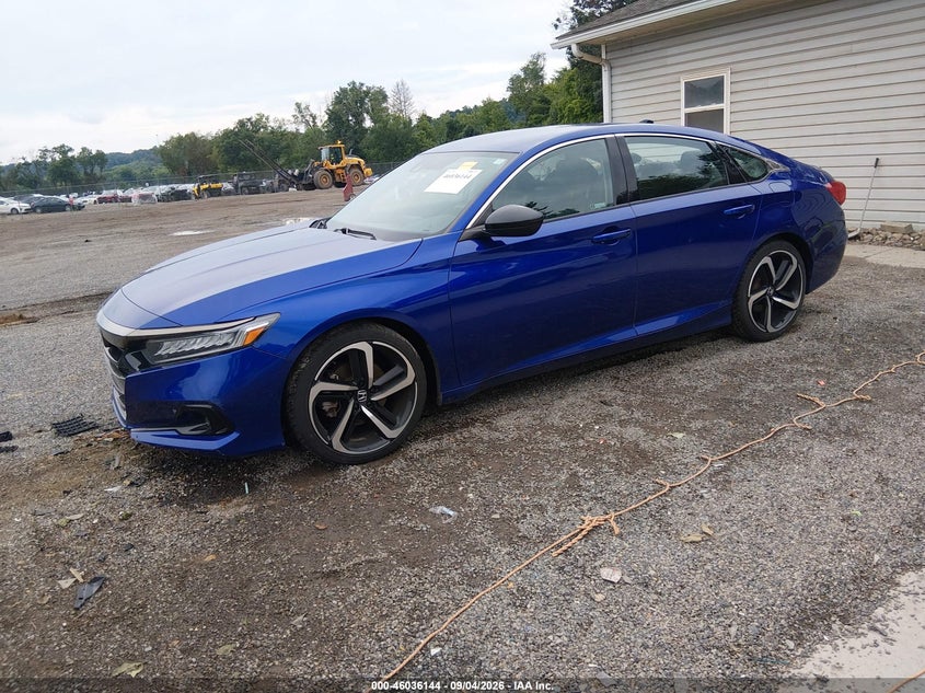 Vin: 1hgcv1f49na109445, lot: 46535563, honda accord sport special edition 20222