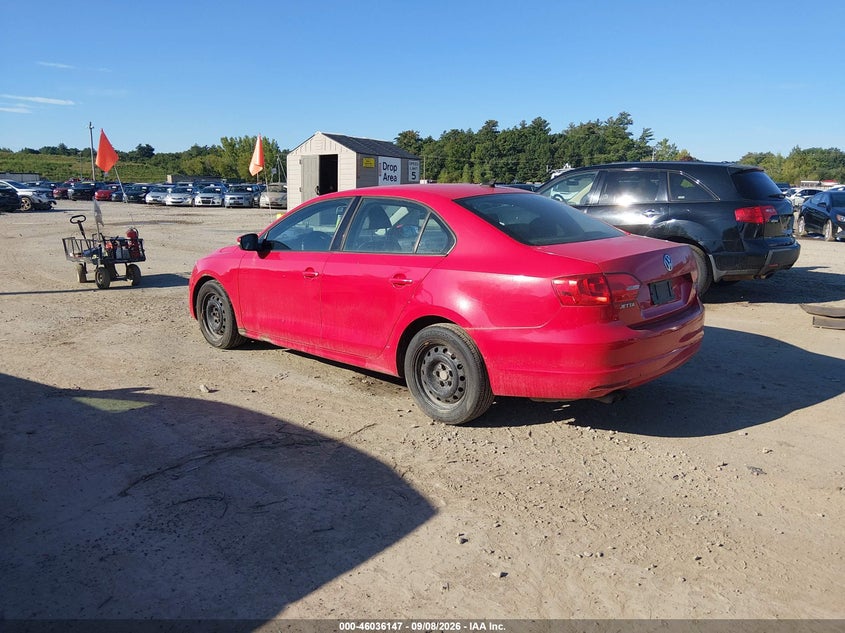 Vin: 3vwdz7aj2bm066554, lot: 46535566, volkswagen jetta 2.5l se 20113