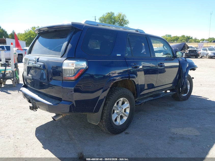 Vin: jtebu5jrxf5208918, lot: 46535567, toyota 4runner sr5 20154