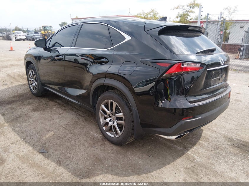 Vin: jtjbarbzxg2058313, lot: 46535569, lexus nx 200t 20163