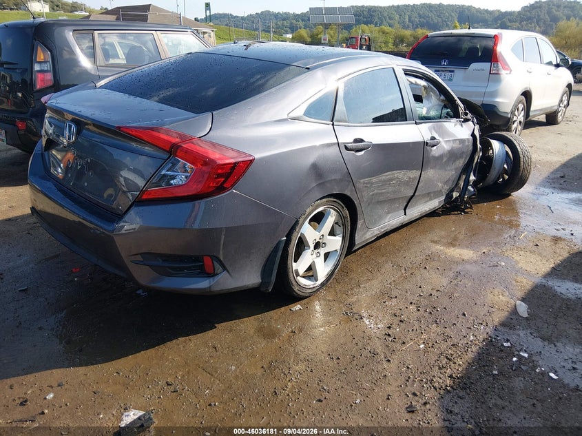 Vin: 2hgfc2f53jh528677, lot: 46535600, honda civic lx 20184