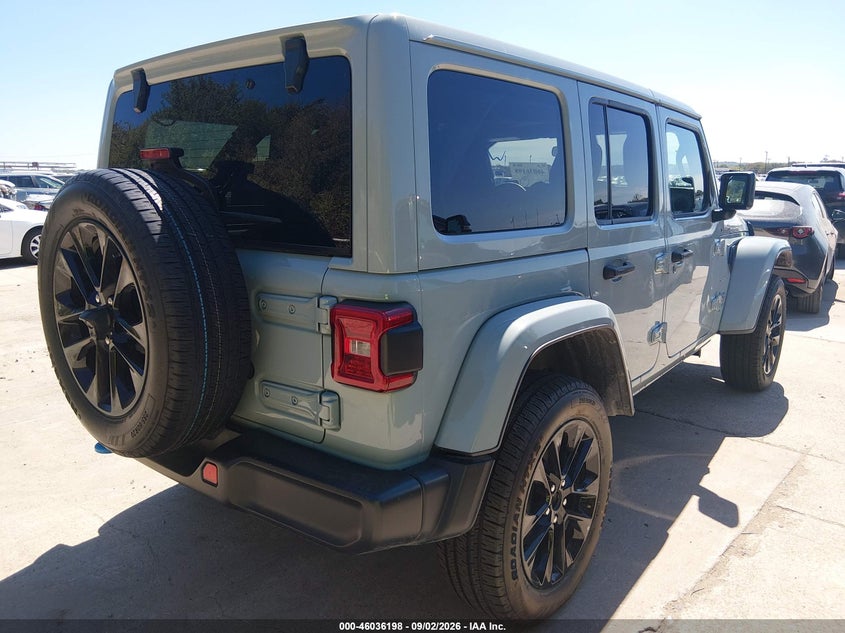 Vin: 1c4rjxp60rw227092, lot: 46535617, jeep wrangler 4xe sahara 4xe 20244