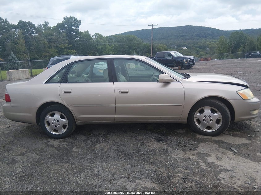 TOYOTA AVALON 2004 VIN 4T1BF28BX4U347368