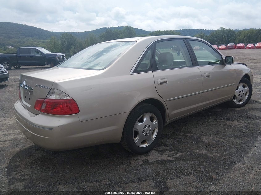 TOYOTA AVALON 2004 VIN 4T1BF28BX4U347368