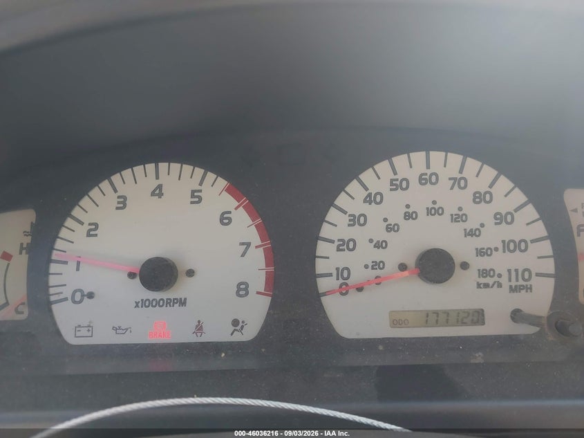TOYOTA TACOMA 2003 VIN 5TEHN72NX3Z268452