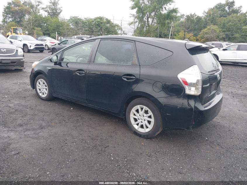 Vin: jtdzn3euxe3360436, lot: 46535677, toyota prius v two 20143