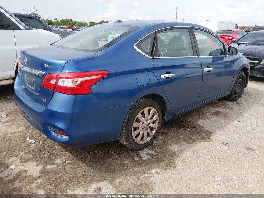 2017 NISSAN SENTRA auction photo 4