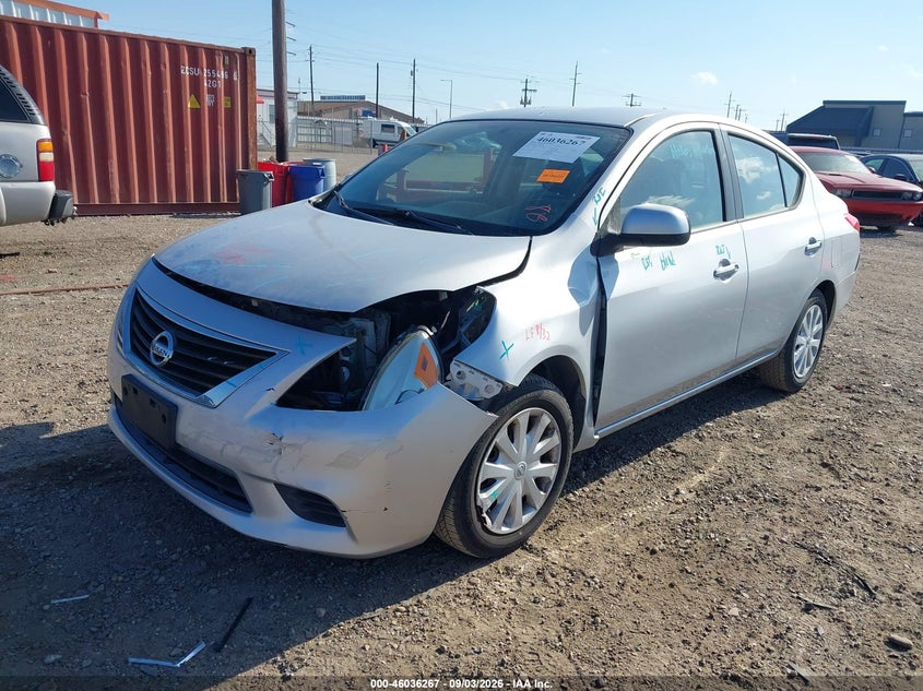 2012 Nissan Versa, Left Front, IAAI, VIN 3N1CN7APXCL812984 — photo 2