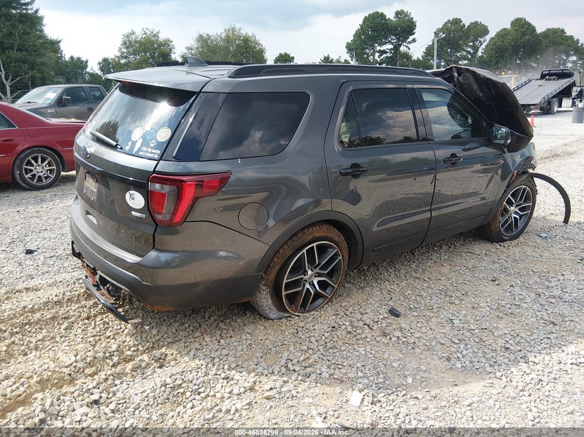 Vin: 1fm5k8gtxhga86107, lot: 46535717, ford explorer sport 20174