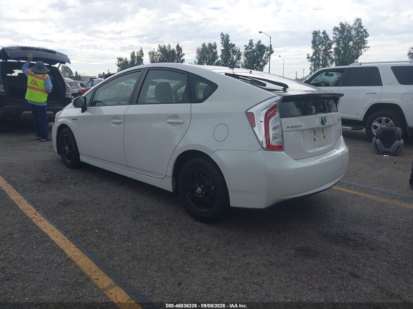 Vin: jtdkn3du9d5559273, lot: 46535744, toyota prius two 20133