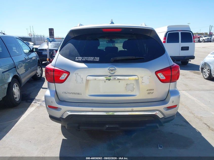 NISSAN PATHFINDER 2019 VIN 5N1DR2MM9KC605177
