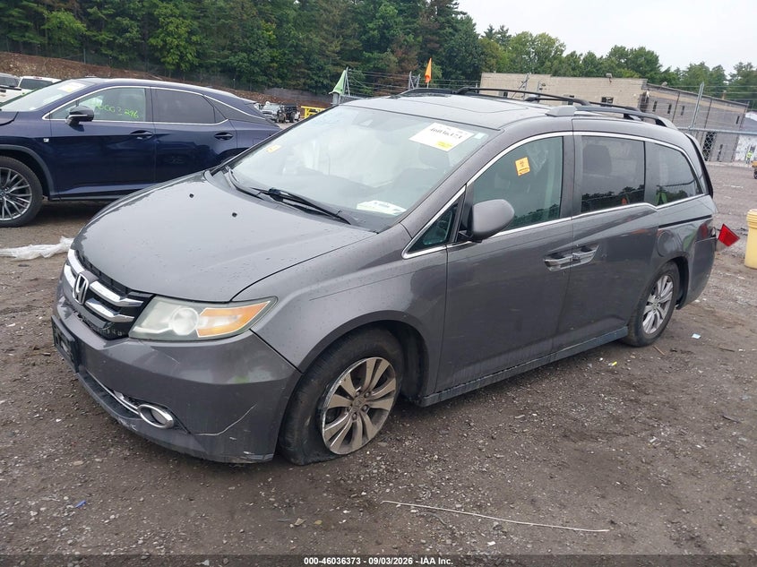Vin: 5fnrl5h6xgb049075, lot: 46535792, honda odyssey ex-l 20162