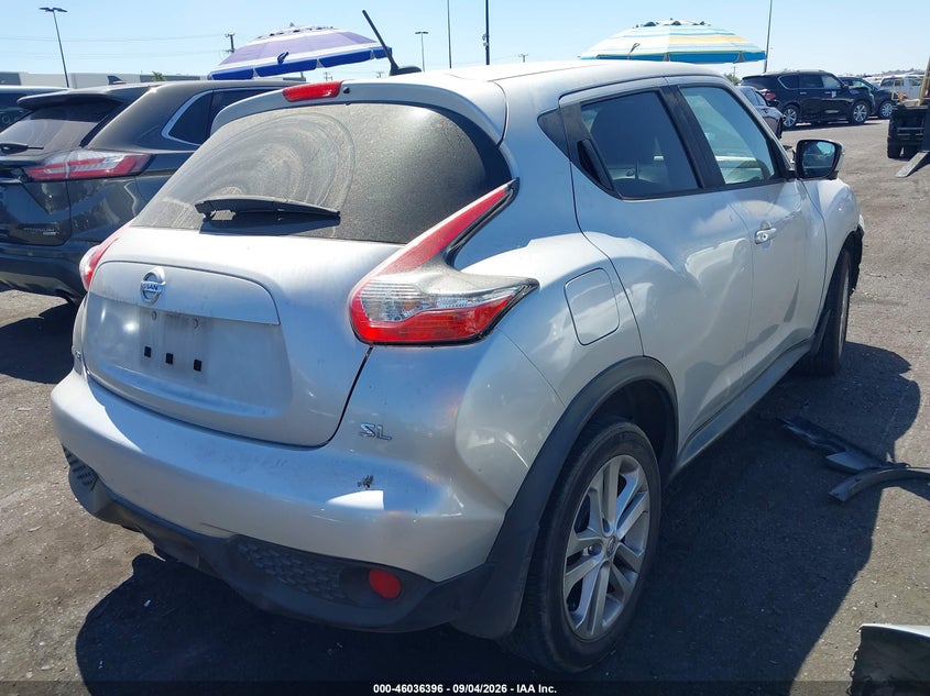 Vin: jn8af5mr0gt605304, lot: 46535815, nissan juke sl 20164