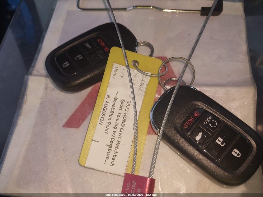 HONDA CIVIC 2023 VIN 19XFL1H87PE003478