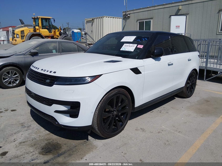 Vin: sal1p9eu1sa486324, lot: 46535844, land rover range rover sport p360 se 20252