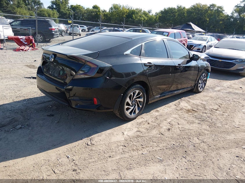 Vin: 19xfc2f72ge098015, lot: 46535851, honda civic ex 20164