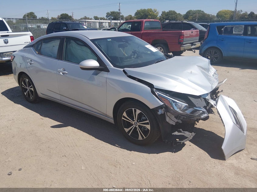 2023 Nissan Sentra Sv Xtronic Cvt, Left Front, IAAI, VIN 3N1AB8CV3PY249089