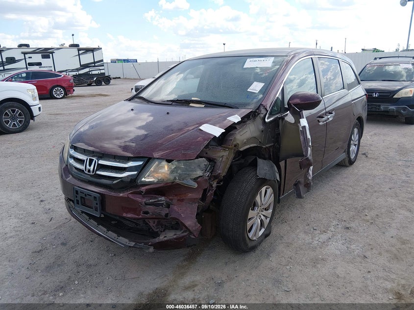 Vin: 5fnrl5h43fb052705, lot: 46535876, honda odyssey ex 20152