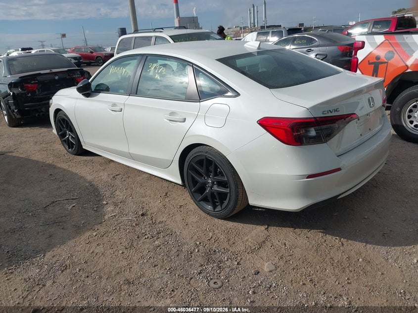 Vin: 2hgfe2f50ph563938, lot: 46535896, honda civic sport 20233