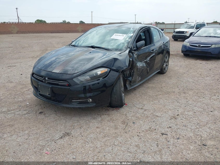 Vin: 1c3cdfeb9gd539254, lot: 46535897, dodge dart gt 20162