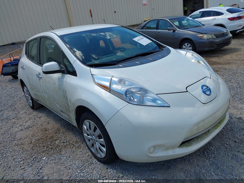 2015 NISSAN LEAF S auction photo 1