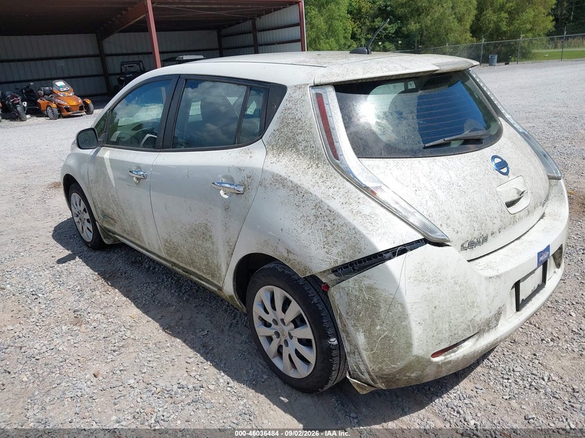 2015 NISSAN LEAF S auction photo 3