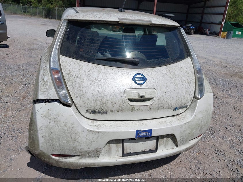 2015 NISSAN LEAF S auction photo 6