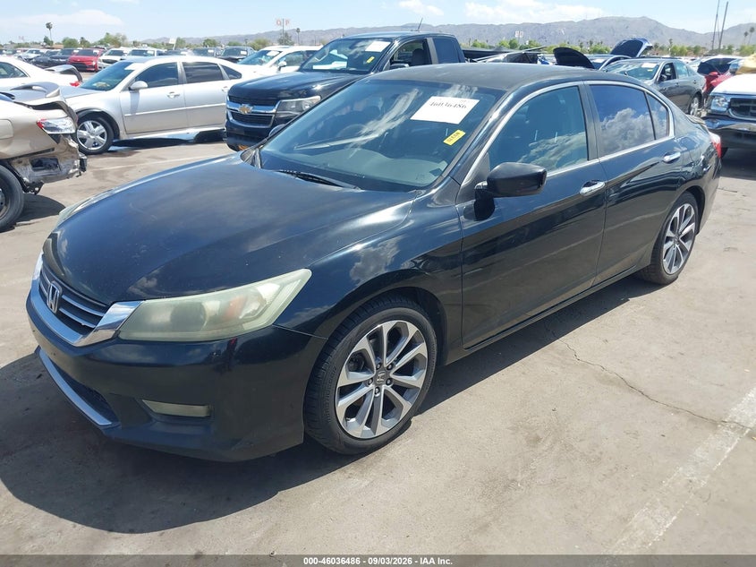 Vin: 1hgcr2f50fa257973, lot: 46535905, honda accord sport 20152