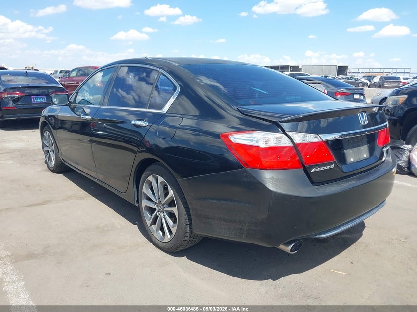 Vin: 1hgcr2f50fa257973, lot: 46535905, honda accord sport 20153