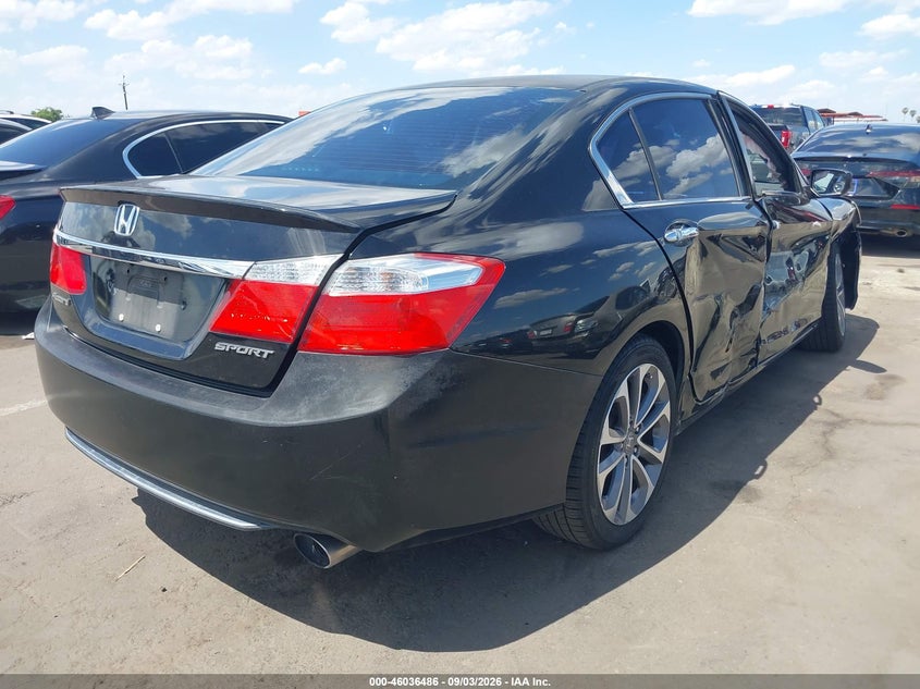 Vin: 1hgcr2f50fa257973, lot: 46535905, honda accord sport 20154