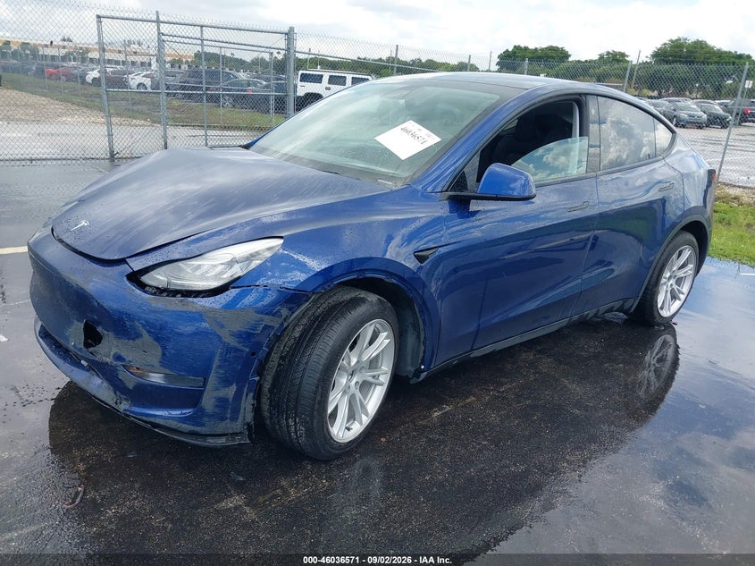 Vin: 5yjygdee8mf071299, lot: 46535990, tesla model y long range dual motor all-wheel drive 20212
