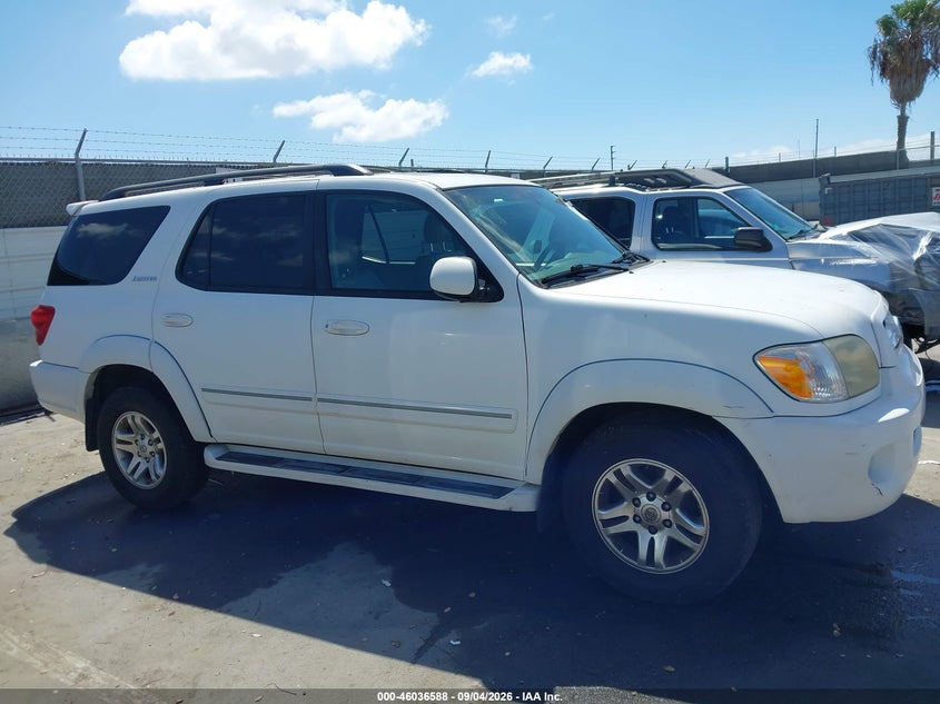 TOYOTA SEQUOIA 2006 VIN 5TDZT38A96S275174