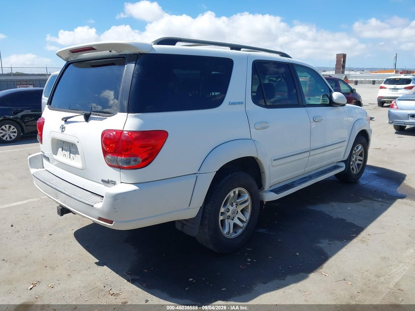 TOYOTA SEQUOIA 2006 VIN 5TDZT38A96S275174