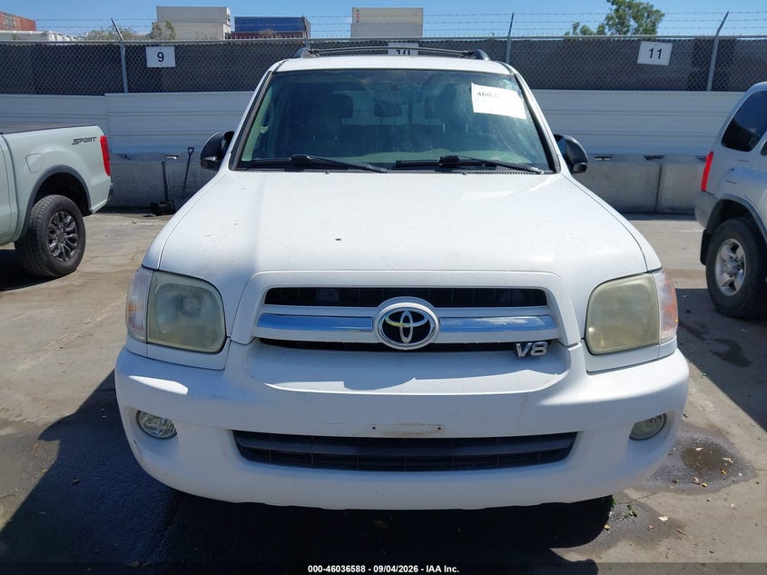 TOYOTA SEQUOIA 2006 VIN 5TDZT38A96S275174
